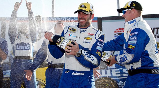 Featured Image for Bruce: Johnson, Earnhardt opposites in style, equals in wins
