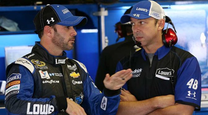 Chad Knaus explains failed inspections at Pocono