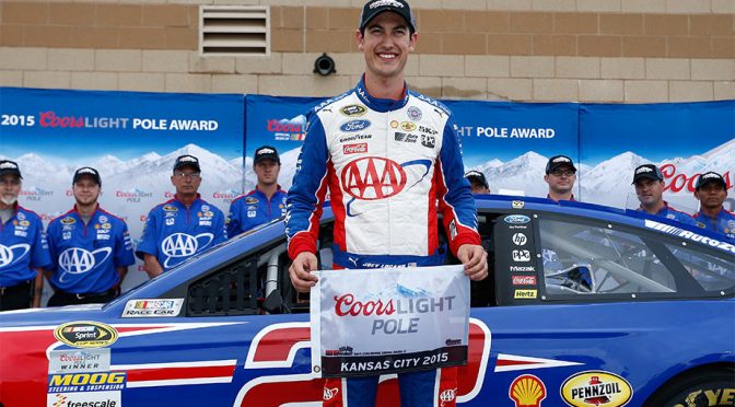Logano claims Coors Light Pole Award at Kansas