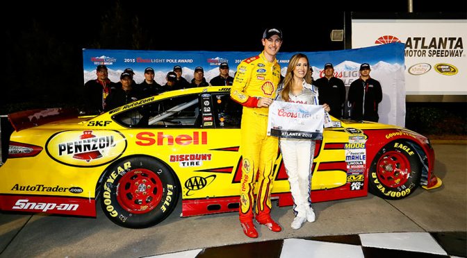 Logano wins Coors Light Pole Award at Atlanta