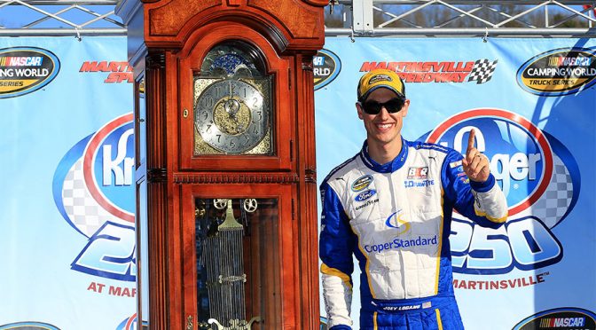 Featured Image for Logano gets first Truck win at Martinsville