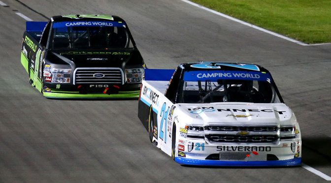 Featured Image for Cindric rises in playoff picture, while Rhodes, Nemechek sit outside