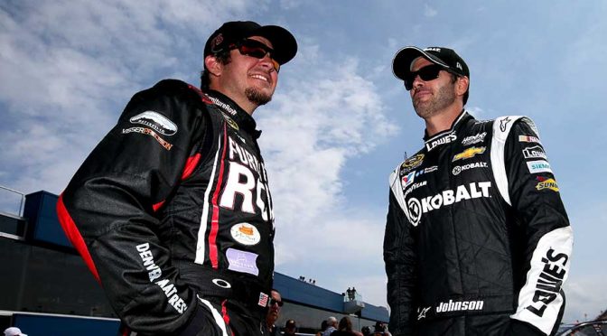 Johnson, Truex headline Kansas tire test