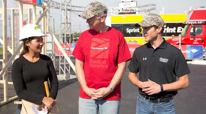 Kahne, Bank of America frame Habitat house