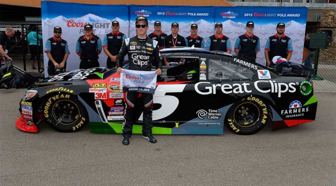 Kasey Kahne wins Coors Light Pole award in Michigan
