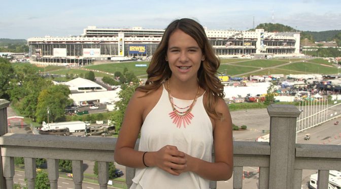 Karsyn Elledge hosting 'NASCAR Hammer Down' on Nicktoons