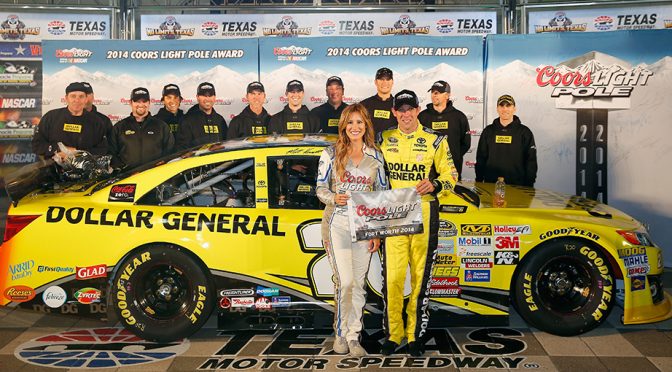 Kenseth bags Coors Light Pole Award at Texas