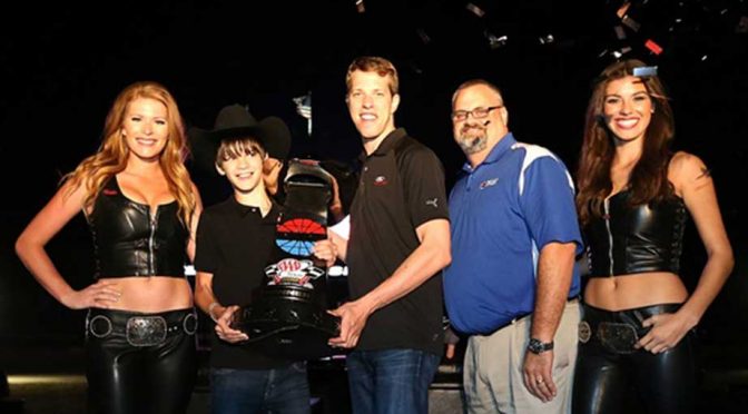 Keselowski Proves 'He's Got Game' during visit to Texas Motor Speedway