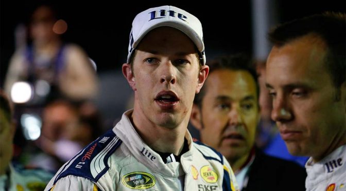 Keselowski needs to 'man up,' Harvick says