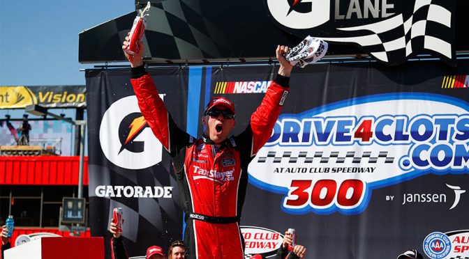 Kevin Harvick wins XFINITY Series race at Fontana