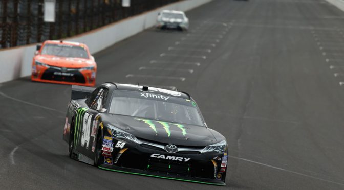 Kyle Busch nips Ryan Blaney for XFINITY win