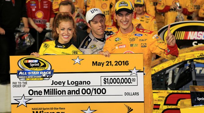 Logano wins Sprint All-Star Race, $1 million prize
