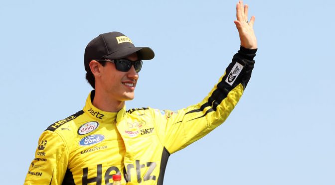 Joey Logano … an action hero?