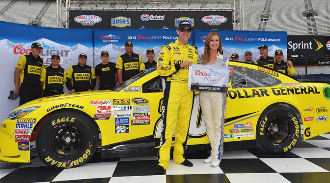 Matt Kenseth wins Coors Light Pole at Bristol