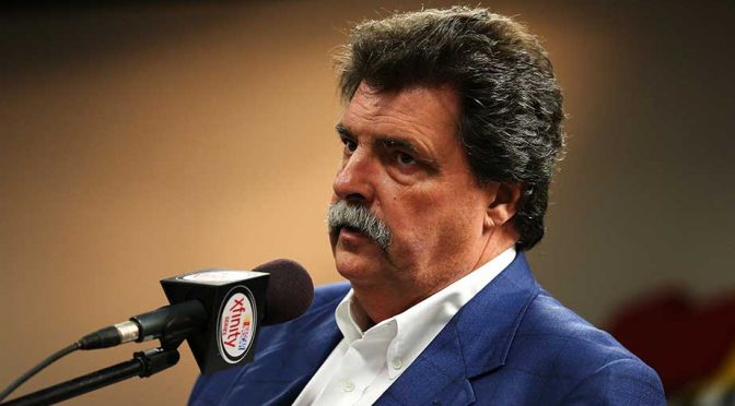 Featured image for Mike Helton warns drivers about blocking