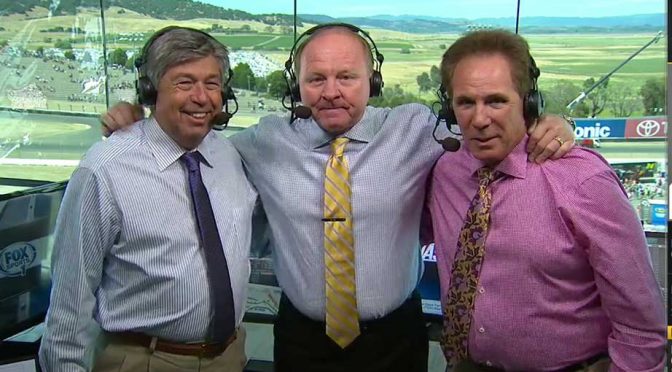 Larry McReynolds bids farewell to boothmates