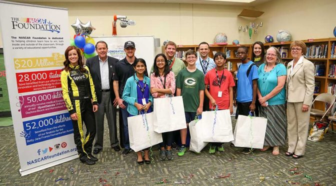 Charlotte school wins NASCAR technology makeover