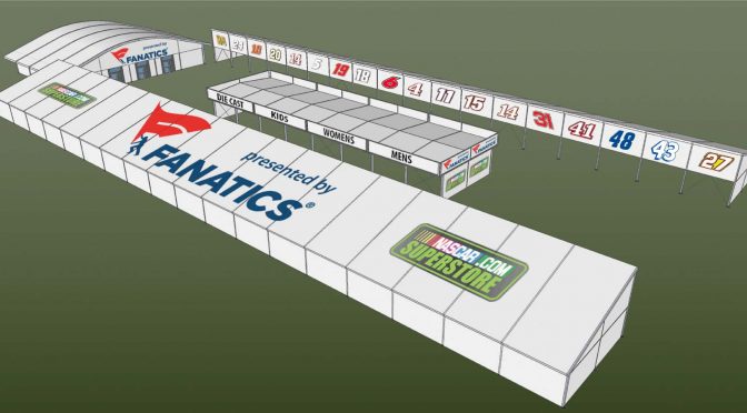 Fanatics selected as at-track merchandise partner