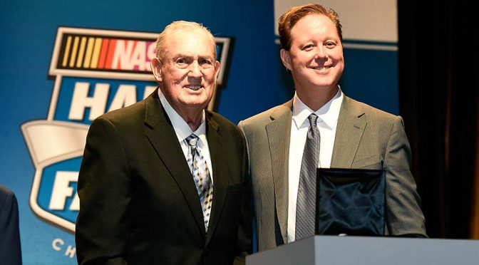 Higgins joins motorsports media's Mount Rushmore