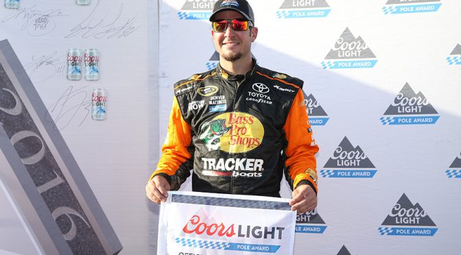 Truex tames Kansas for Coors Light Pole Award