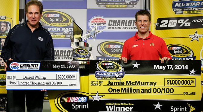 Waltrip, McMurray enjoy uniqueness of All-Star Race