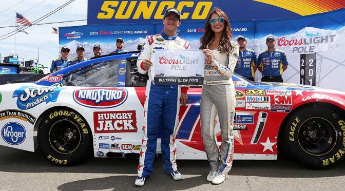 AJ Allmendinger powers to pole at Watkins Glen