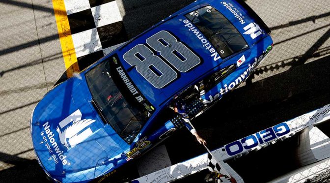 Amelia flies again: No. 88 car restored for 'Dega
