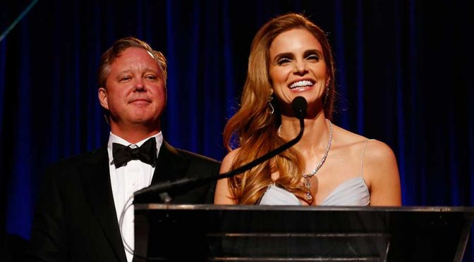 NASCAR Chairman Brian France, wife Amy honored at Angel Ball