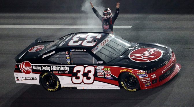 Featured image for Austin Dillon wins Daytona XFINITY race