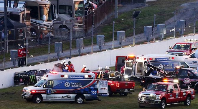 Hard hit sidelines Kyle Busch for Daytona 500