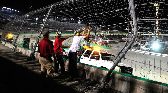 Catch fence repairs complete at Kentucky