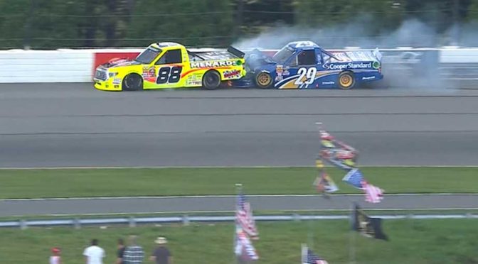 Featured Image for Crafton, Keselowski collide at Pocono