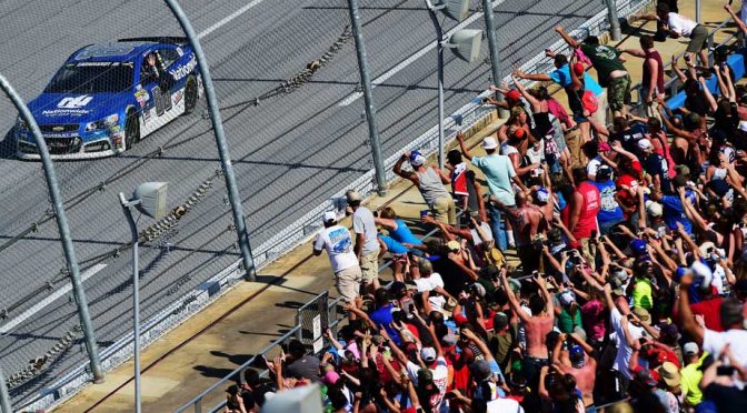 Aggressive racing allowed Junior to redeem himself at 'Dega