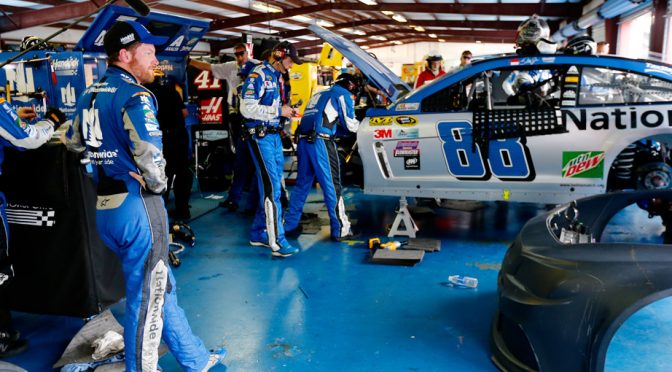 Dale Jr.: 'I didn't check' steering wheel at 'Dega