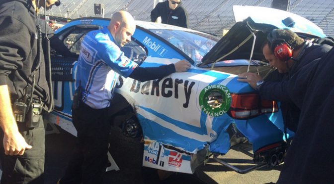 Hamlin, Danica collide during Bristol practice