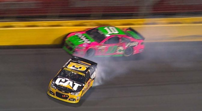 Patrick unhappy with Logano after incident