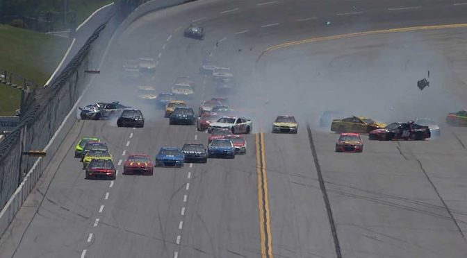 Trevor Bayne spin ignites 'Big One' at Talladega