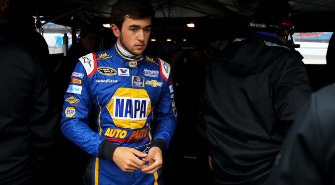 Chase Elliott qualifies for Martinsville Cup race