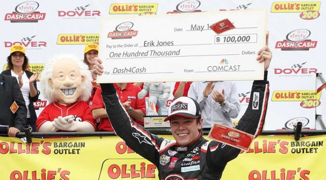 Erik Jones pockets second Dash 4 Cash win of season