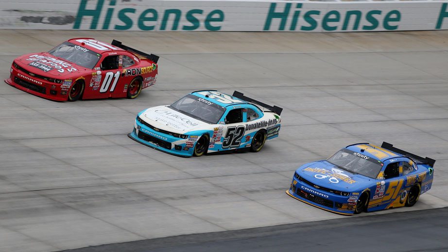 Gase uses old-school transporter after fire - Official Site Of NASCAR