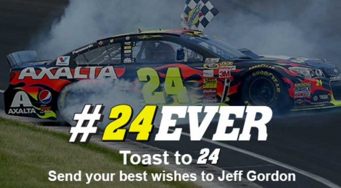 Send your personal message to Jeff Gordon
