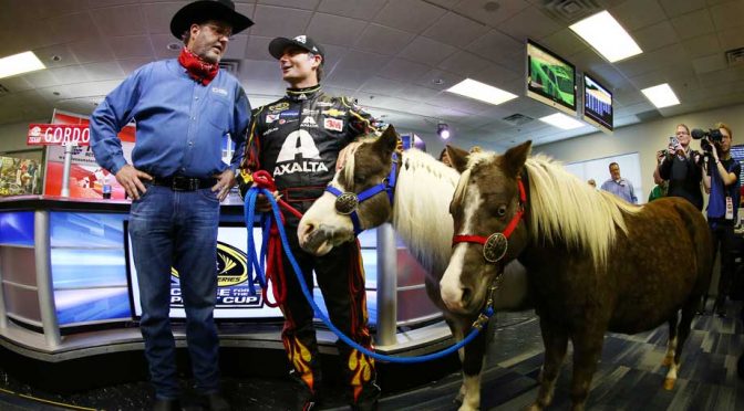 Jeff Gordon's kids have names for Texas ponies