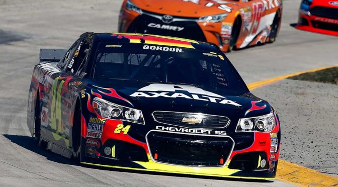 Jeff Gordon encouraged by top 10