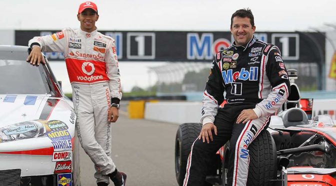 Logano likes idea of Lewis Hamilton in NASCAR