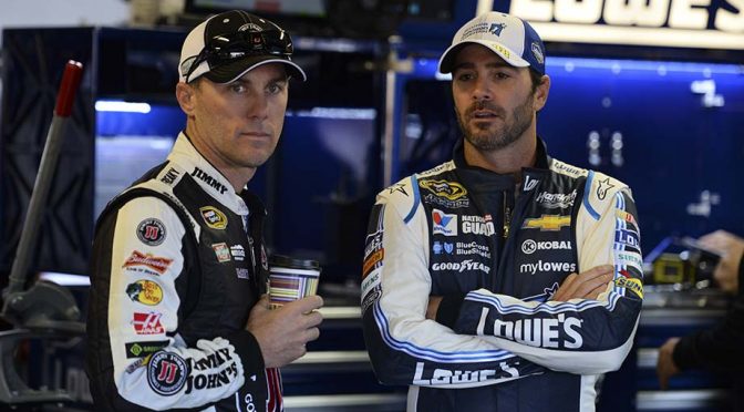 Featured image for Texas two-step: Johnson dominant, but Harvick aims to snap drought