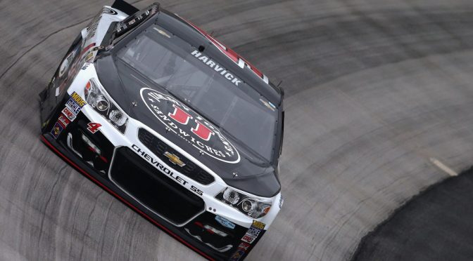 Featured image for Harvick to start from pole position after qualifying rain out