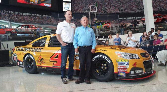 Harvick unveils paint scheme, talks schedule adjustments