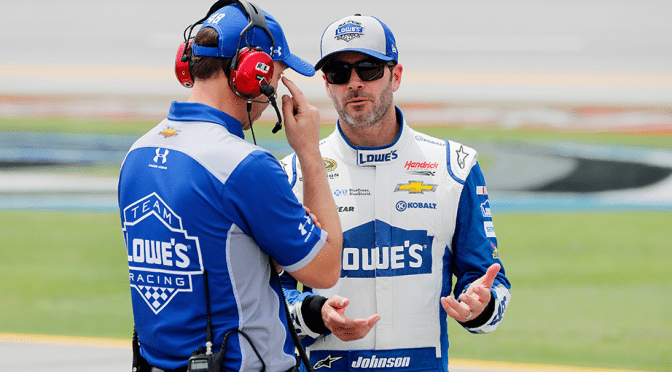 No. 48 Sprint Cup team loses practice time for Kansas