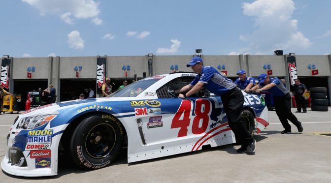 Featured image for Johnson, Earnhardt among teams to lose pit stall selection