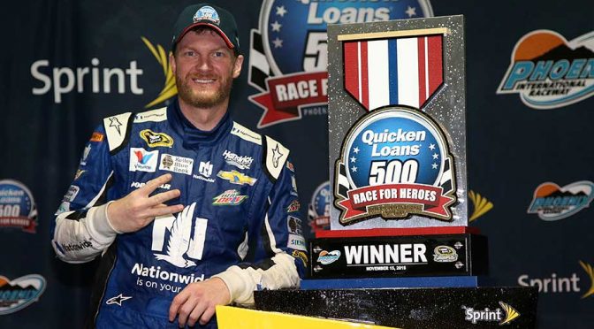 Earnhardt Jr. achieves new milestone at Phoenix